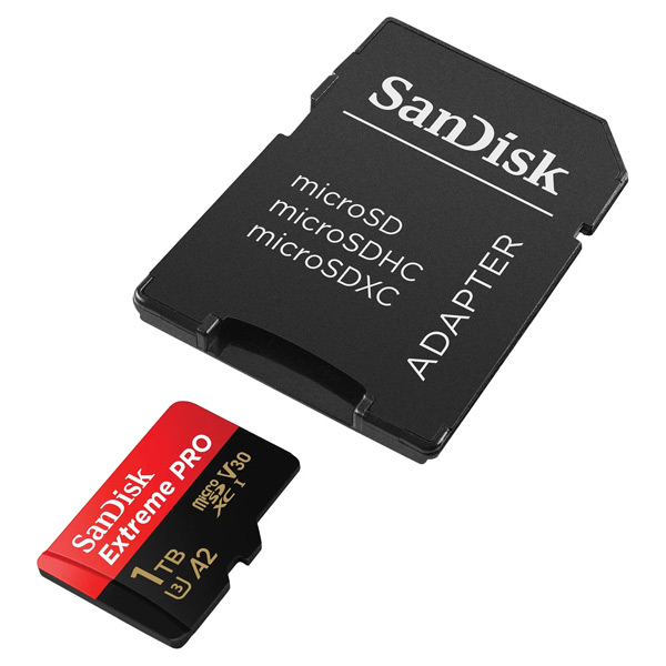 SanDisk Extreme PRO 1 TB microSDXC card