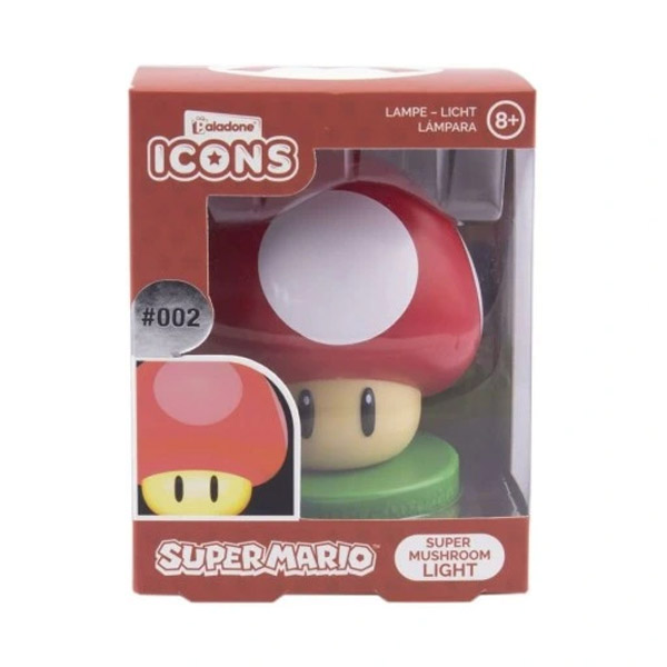Mini stolná lampa Super Mario Mushroom Icon (Nintendo)