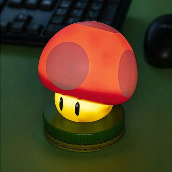 Mini stolná lampa Super Mario Mushroom Icon (Nintendo)