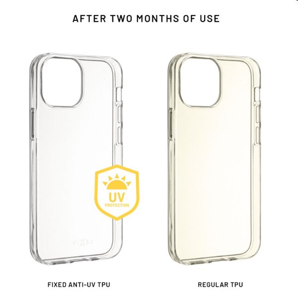 Gélový zadný kryt FIXED TPU Slim AntiUV pre Samsung Galaxy S24 Plus, transparentná