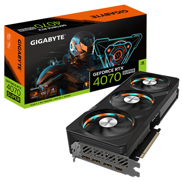 GIGABYTE GeForce RTX 4070 SUPER GAMING OC 12G Grafická karta GIGABYTE GeForce RTX 4070 SUPER GAMING OC 12G Grafická karta
