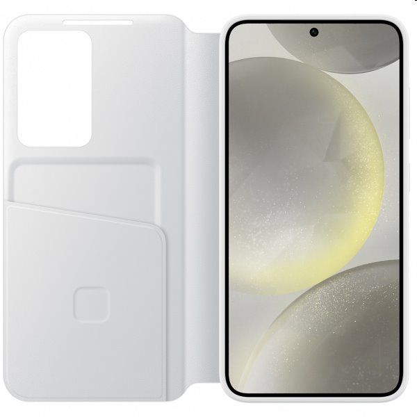 Knižkové puzdro Smart View Wallet pre Samsung Galaxy S24, biela Knižkové puzdro Smart View Wallet pre Samsung Galaxy S24, biela