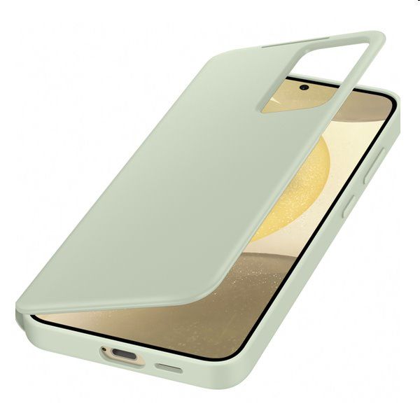 Knižkové puzdro Smart View Wallet pre Samsung Galaxy S24 Plus, svetlozelená Knižkové puzdro Smart View Wallet pre Samsung Galaxy S24 Plus, svetlozelená