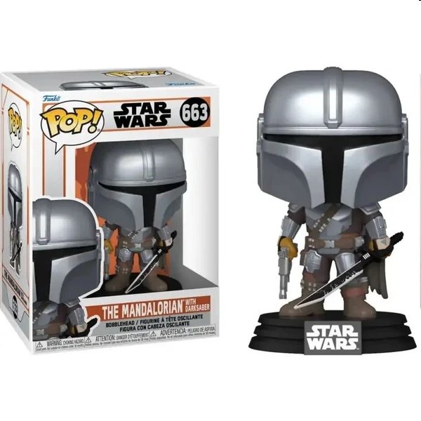 POP! The Mandalorian with Darksaber (Star Wars: The Mandalorian)