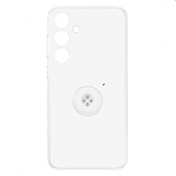 Zadný kryt Clear Gadget pre Samsung Galaxy S24 Plus, transparentná (s odnímateľným úchytom)
