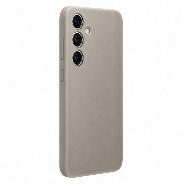 Zadný kryt Leather Cover pre Samsung S24 Plus, dymová