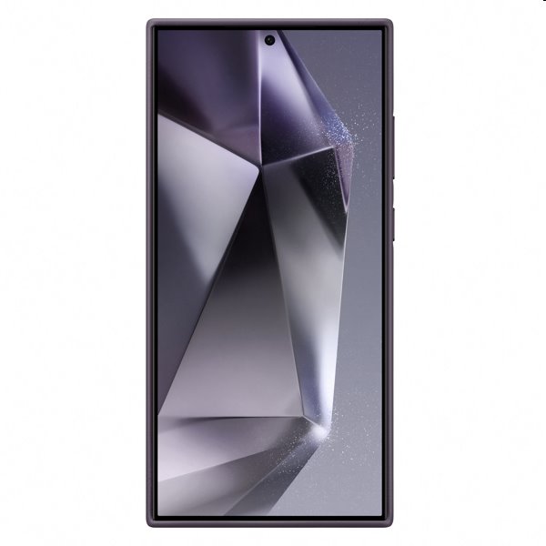 Zadný kryt Leather Cover pre Samsung S24 Ultra, tmavofialová Zadný kryt Leather Cover pre Samsung S24 Ultra, tmavofialová