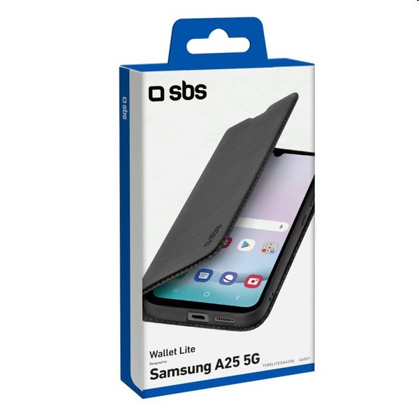 Knižkové puzdro SBS Book Wallet Lite pre Samsung Galaxy A25 5G, čierna Knižkové puzdro SBS Book Wallet Lite pre Samsung Galaxy A25 5G, čierna