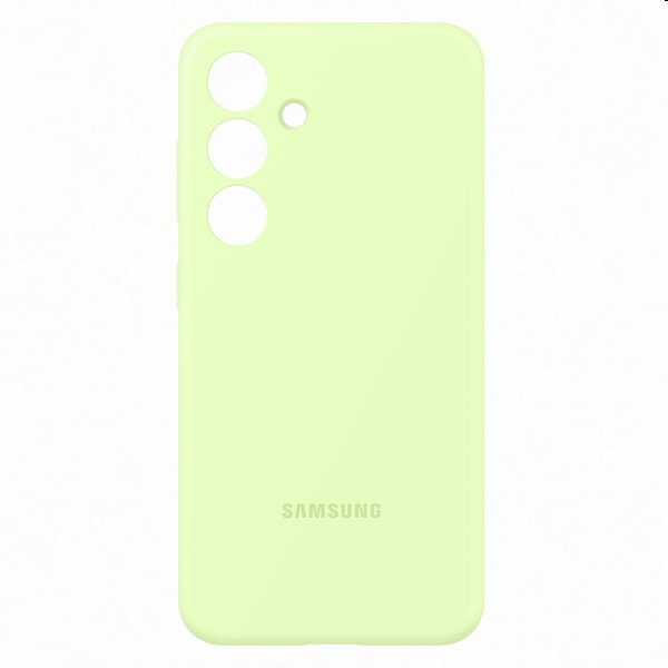 Zadný kryt Silicone Cover pre Samsung Galaxy S24, svetlozelená