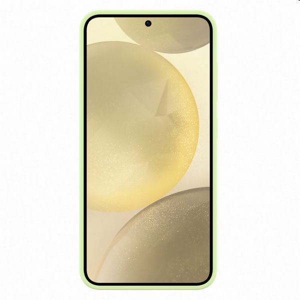 Zadný kryt Silicone Cover pre Samsung Galaxy S24, svetlozelená Zadný kryt Silicone Cover pre Samsung Galaxy S24, svetlozelená