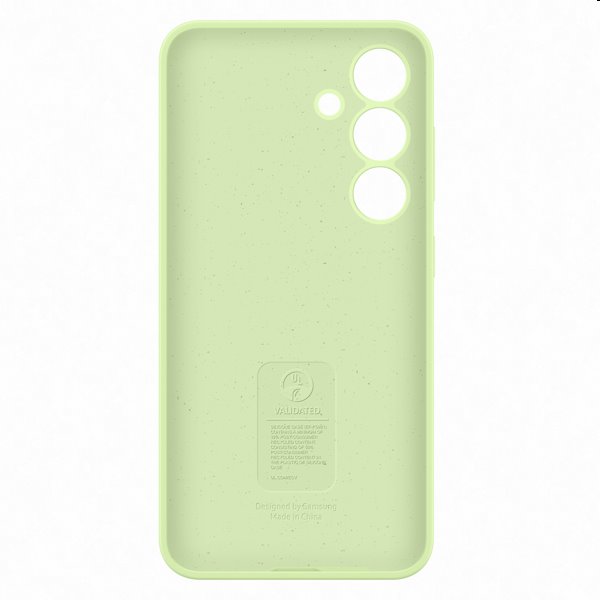 Zadný kryt Silicone Cover pre Samsung Galaxy S24, svetlozelená