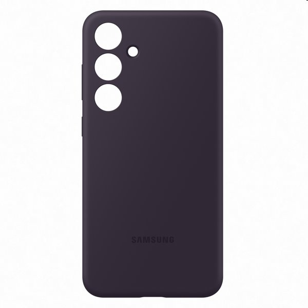 Zadný kryt Silicone Cover pre Samsung Galaxy S24 Plus, tmavofialová