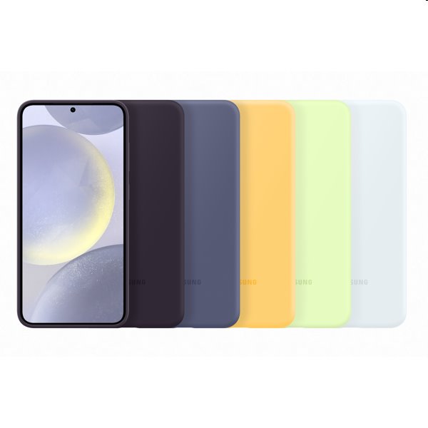 Zadný kryt Silicone Cover pre Samsung Galaxy S24 Plus, tmavofialová Zadný kryt Silicone Cover pre Samsung Galaxy S24 Plus, tmavofialová