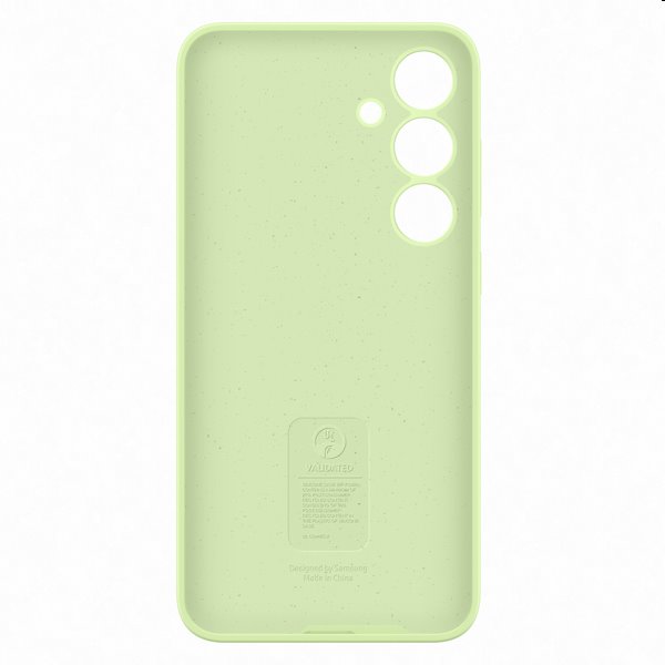 Zadný kryt Silicone Cover pre Samsung Galaxy S24 Plus, svetlozelená