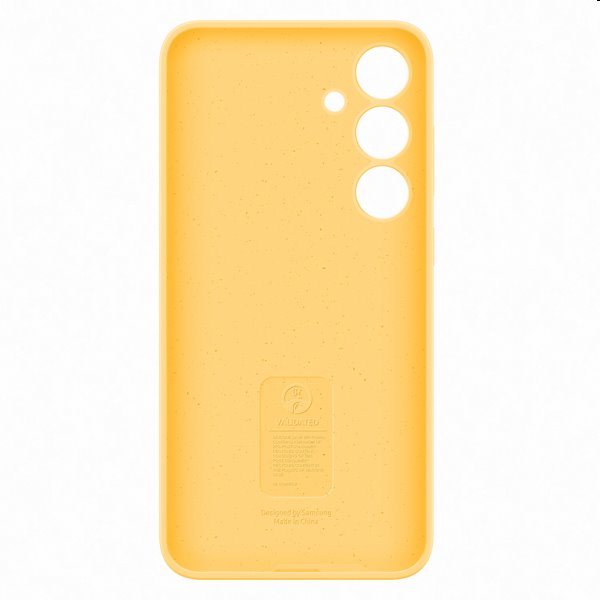 Zadný kryt Silicone Cover pre Samsung Galaxy S24 Plus, žltá