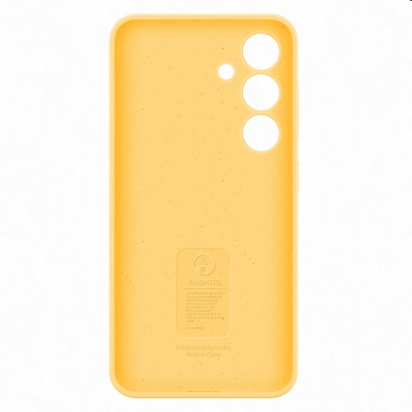 Zadný kryt Silicone Cover pre Samsung Galaxy S24, žltá