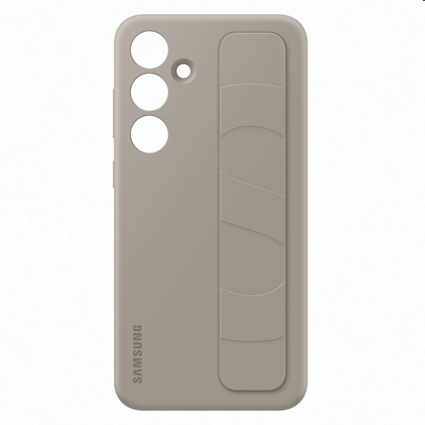 Zadný kryt Silicone Grip Cover pre Samsung Galaxy S24 Plus, dymová