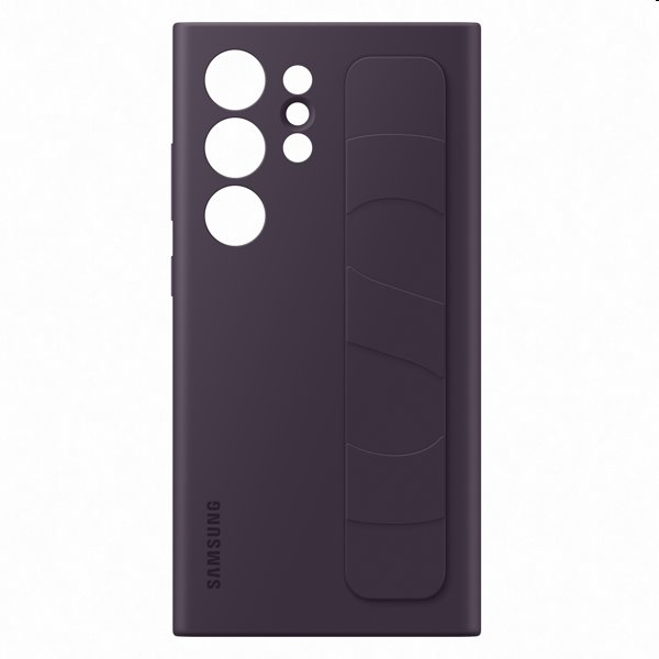 Zadný kryt Silicone Grip Cover pre Samsung Galaxy S24 Ultra, tmavofialová Zadný kryt Silicone Grip Cover pre Samsung Galaxy S24 Ultra, tmavofialová
