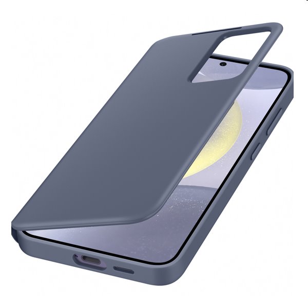 Knižkové puzdro Smart View Wallet pre Samsung Galaxy S24 Plus, fialová