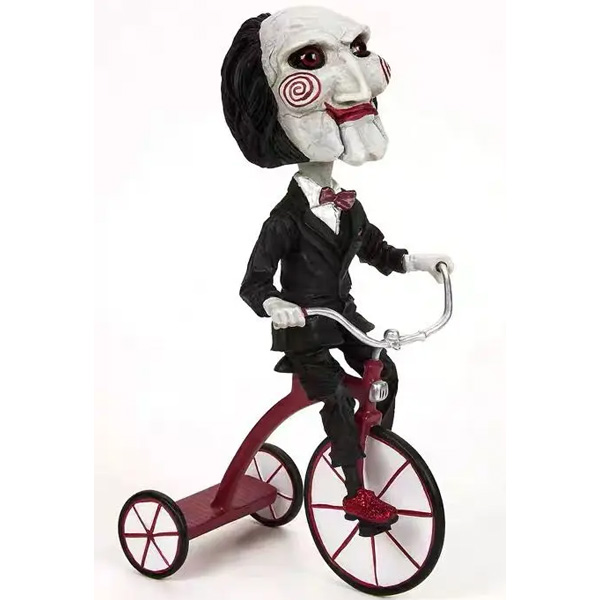 Saw – 12” Action Figure – With Sound Riding Tricycle