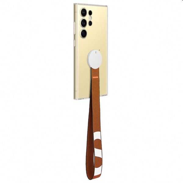 Zadný kryt Clear Gadget pre Samsung Galaxy S24 Ultra, transparentná (s odnímateľným úchytom)