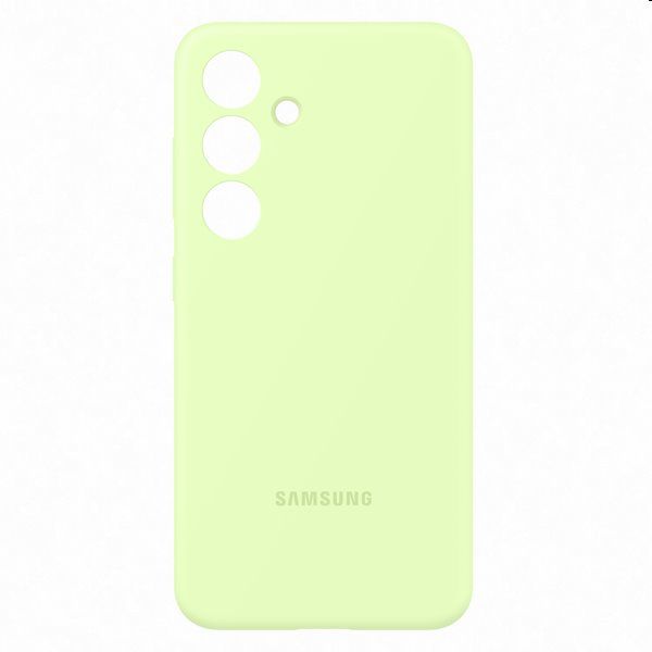 Zadný kryt Silicone Cover pre Samsung Galaxy S24, svetlozelená