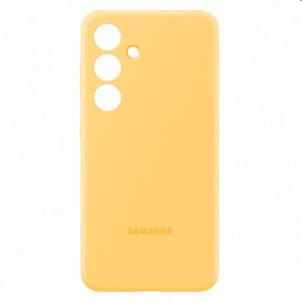 Zadný kryt Silicone Cover pre Samsung Galaxy S24, žltá Zadný kryt Silicone Cover pre Samsung Galaxy S24, žltá