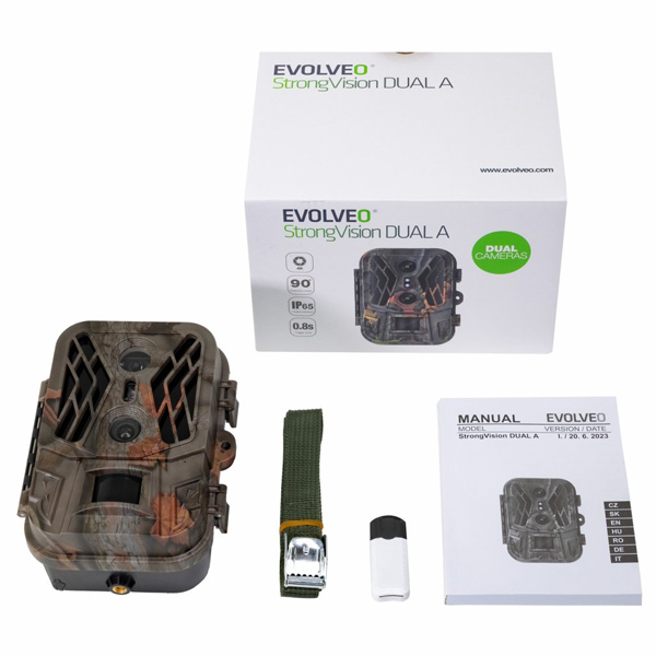 Evolveo StrongVision DUAL A, fotopasca/bezpečnostná kamera Evolveo StrongVision DUAL A, fotopasca/bezpečnostná kamera