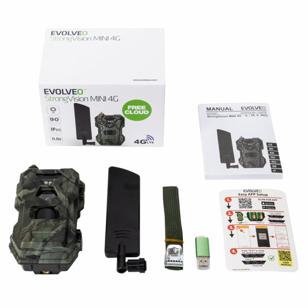 Evolveo StrongVision MINI 4 G, fotopasca/bezpečnostná kamera Evolveo StrongVision MINI 4 G, fotopasca/bezpečnostná kamera