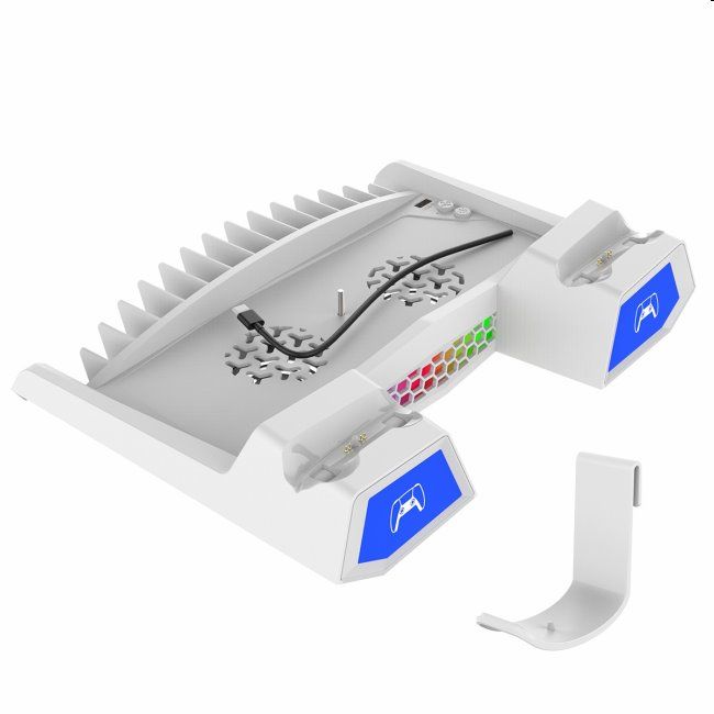 iPega PlayStation 5 Slim, Dualsense, Pulse 3D dock w/ cooling, vystavený, záruka 21 mesiacov