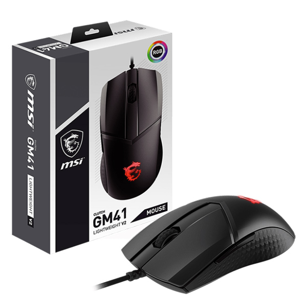 MSI Clutch GM41 Lightweight V2, čierny MSI Clutch GM41 Lightweight V2, čierny
