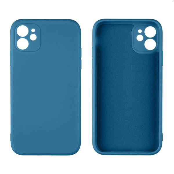 Zadný kryt OBAL:ME Matte TPU pre Apple iPhone 12, tmavá modrá Zadný kryt OBAL:ME Matte TPU pre Apple iPhone 12, tmavá modrá