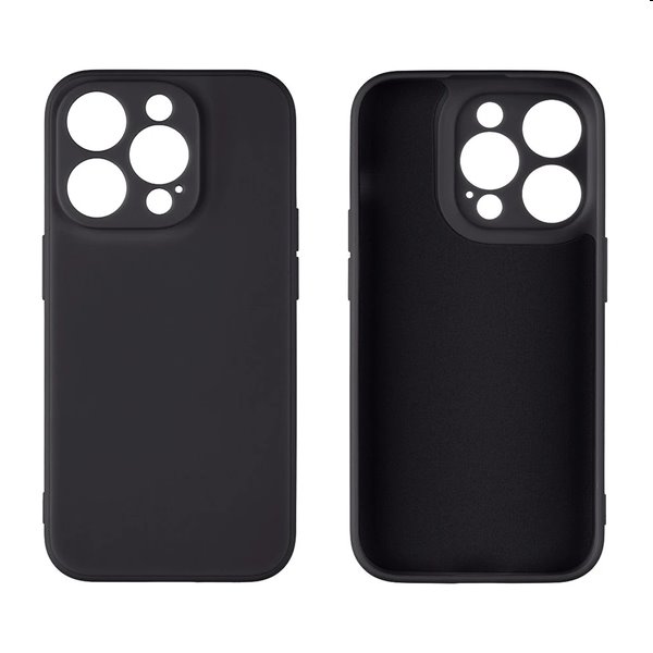 Zadný kryt OBAL:ME Matte TPU pre Apple iPhone 13 Pro, čierna