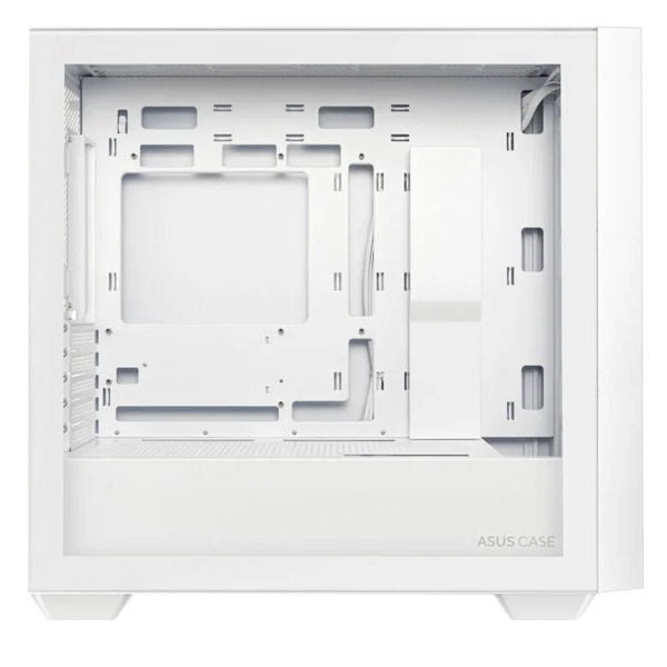 Počítačová skriňa ASUS A21, priehľadné sklo, mATX, biela