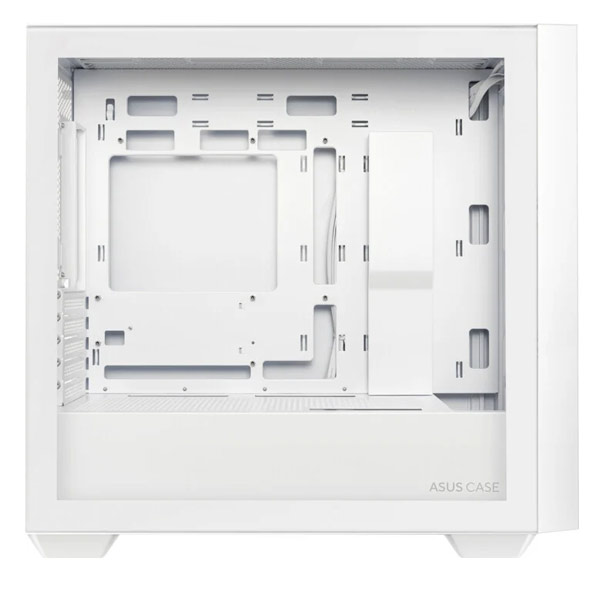 ASUS case A21, transparent glass, Mini Tower, mATX, white