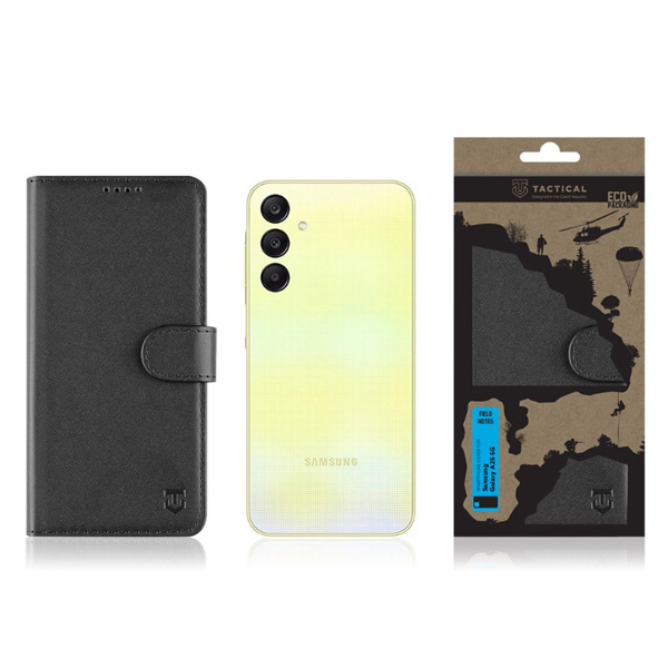 Knižkové puzdro Knižkové puzdro Tactical Field Notes pre Samsung Galaxy A25 5G, čierna