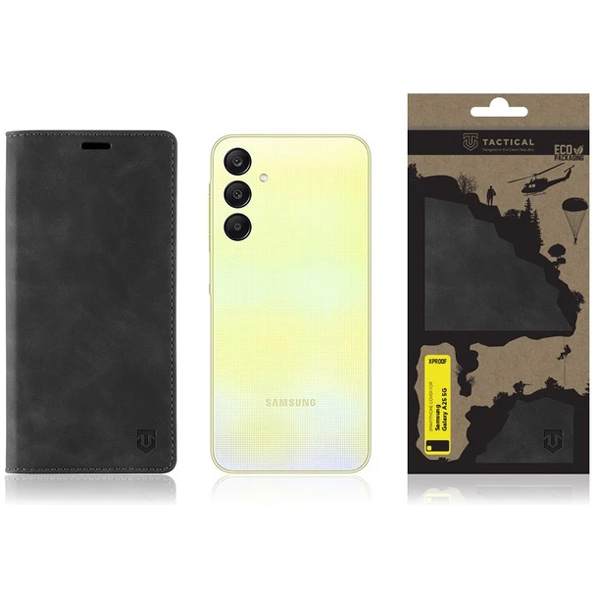 Knižkové puzdro Knižkové puzdro Tactical Xproof pre Samsung Galaxy A25 5G, čierna Knižkové puzdro Knižkové puzdro Tactical Xproof pre Samsung Galaxy A25 5G, čierna