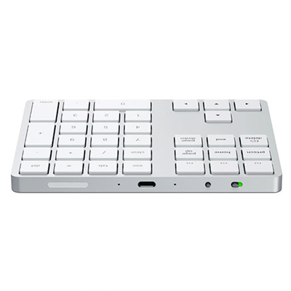 Satechi numerická hliníková prídavná klávesnica pre Mac, strieborná