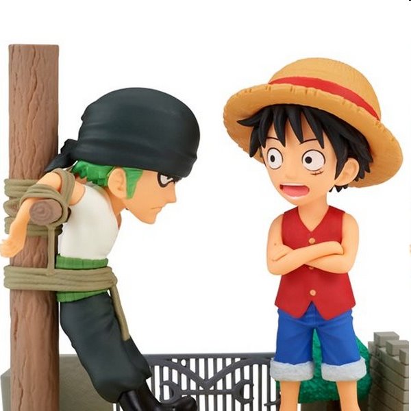 Soška Log Stories: Luffy & Zoro (One Piece)