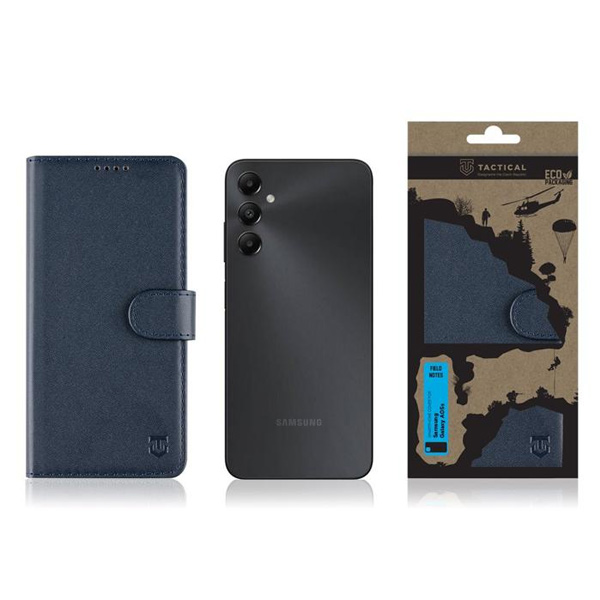 Knižkové puzdro Knižkové puzdro Tactical Field Notes pre Samsung Galaxy A05s, modrá