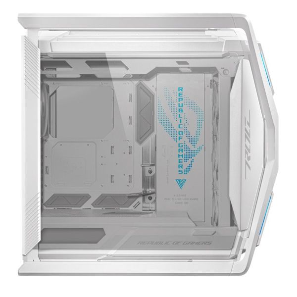 ASUS case ROG HYPERION (GR701) WHITE, Mid Tower, priehľadná bočnica, biela