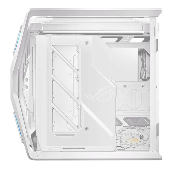 ASUS case ROG HYPERION (GR701) WHITE, Mid Tower, priehľadná bočnica, biela