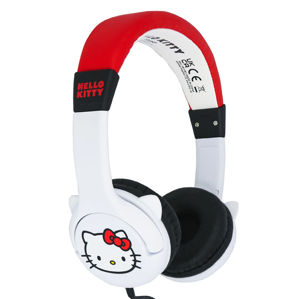 Detské káblové slúchadlá OTL Technologies Hello Kitty s uškami