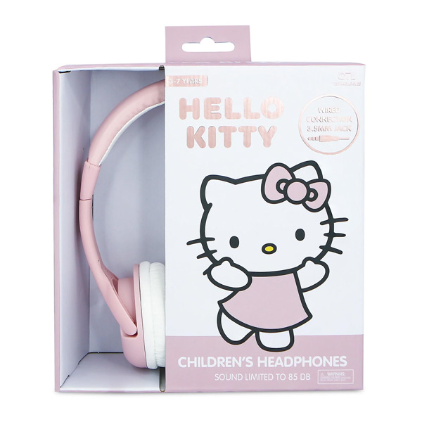 Detské káblové slúchadlá OTL Technologies Hello Kitty, ružovo-zlaté Detské káblové slúchadlá OTL Technologies Hello Kitty, ružovo-zlaté