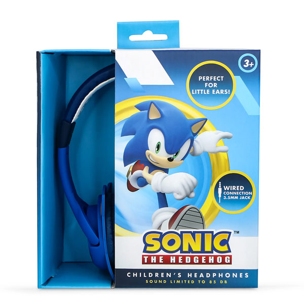 Detské káblové slúchadlá OTL Technologies SEGA Sonic The Hedgehog s uškami
