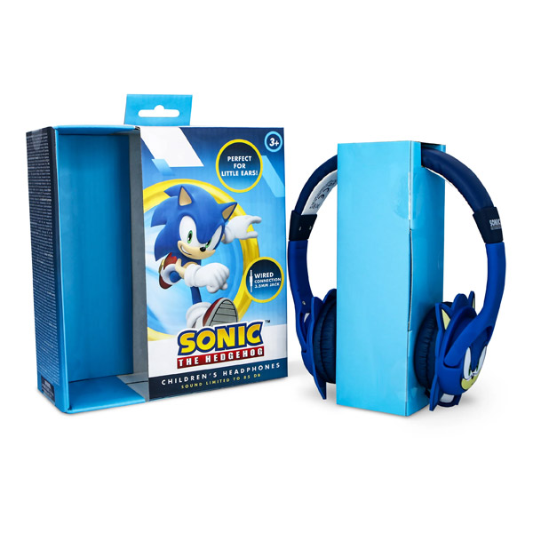 Detské káblové slúchadlá OTL Technologies SEGA Sonic The Hedgehog s uškami