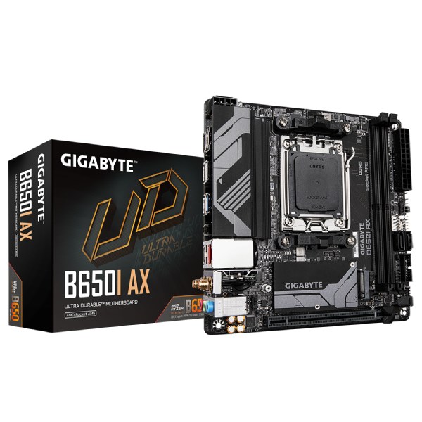 Gigabyte B650I AX základná doska, AMD B650, AM5, 2xDDR5, mini-ITX