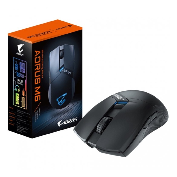 Gigabyte AORUS M6 bezdrôtová herná myš optická Gigabyte AORUS M6 bezdrôtová herná myš optická