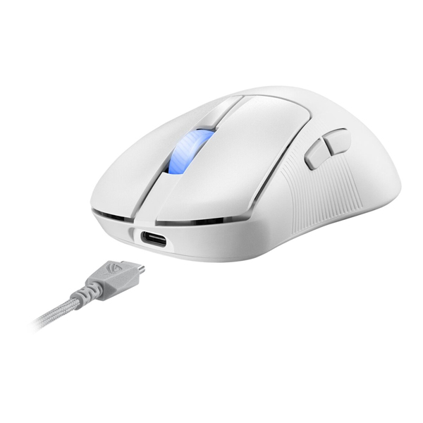 Herná bezdrôtová myš ASUS ROG Keris II Ace, biela Herná bezdrôtová myš ASUS ROG Keris II Ace, biela