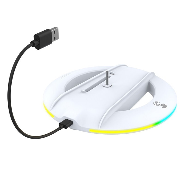 iPega P5S025S Vertikálny stojan s RGB pre PS5 Slim, White